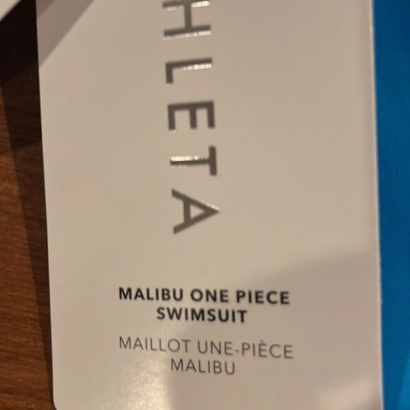 Athleta Malibu one piece swimsuit Santorini blue size XL. - Picture 8 of 9
